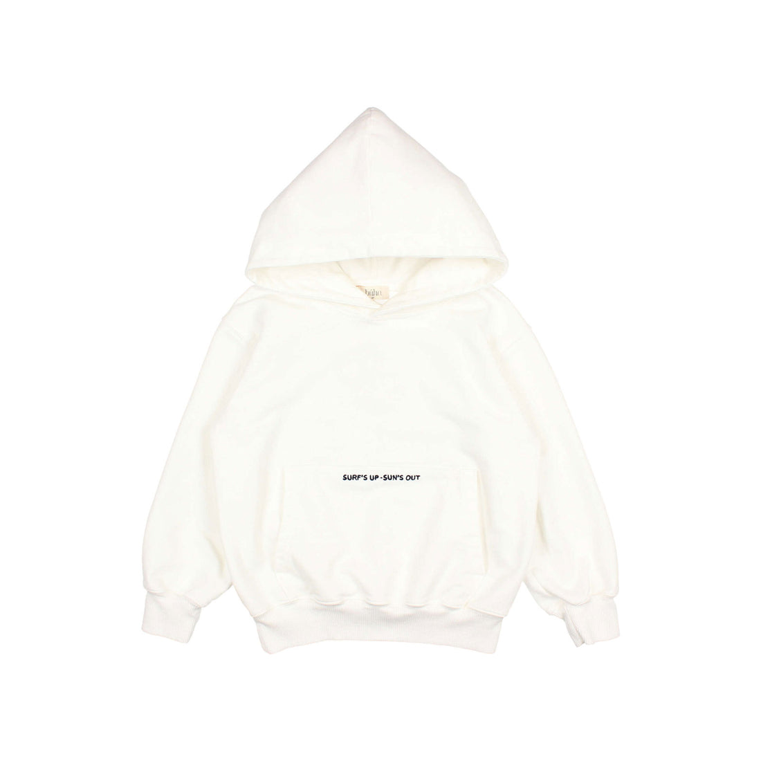 Buho White Fleece Hoodie