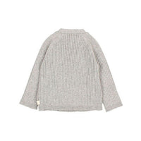 Buho Light Grey Crossed Baby Cardigan