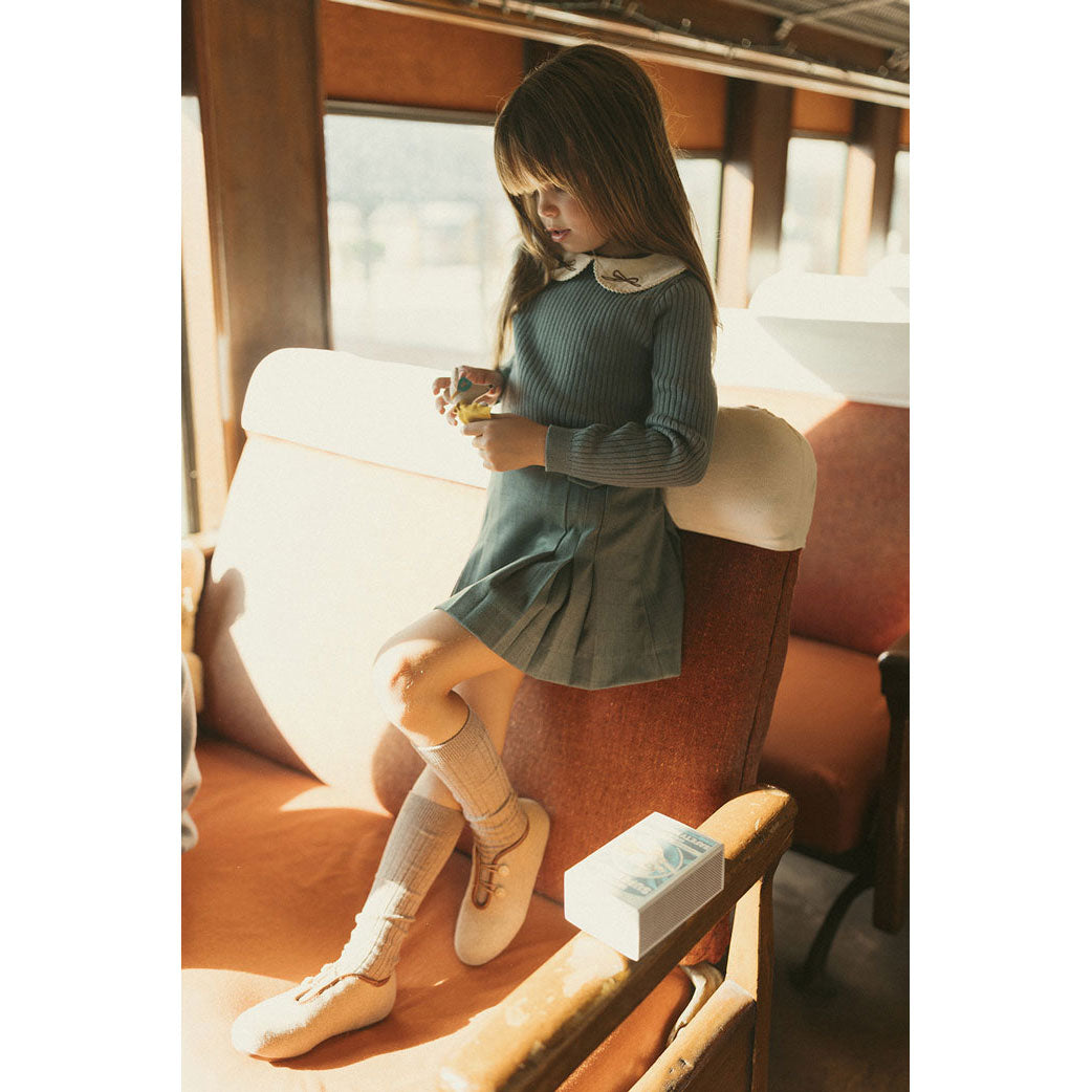 1984 Sage Collared Sweater