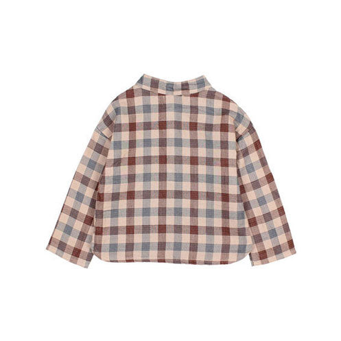 Buho Brown Check Baby Shirt