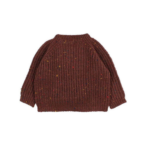 Buho Brown Botonato Baby Sweater