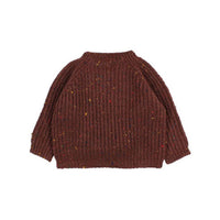 Buho Brown Botonato Baby Sweater