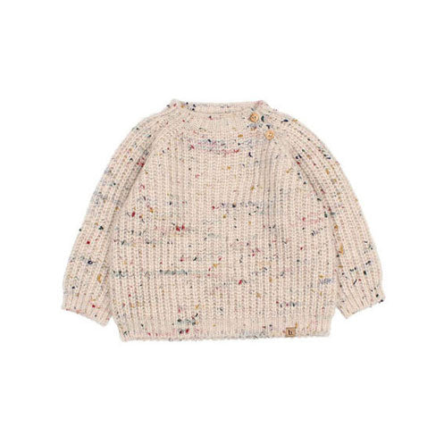 Buho Natural Botonato Baby Sweater