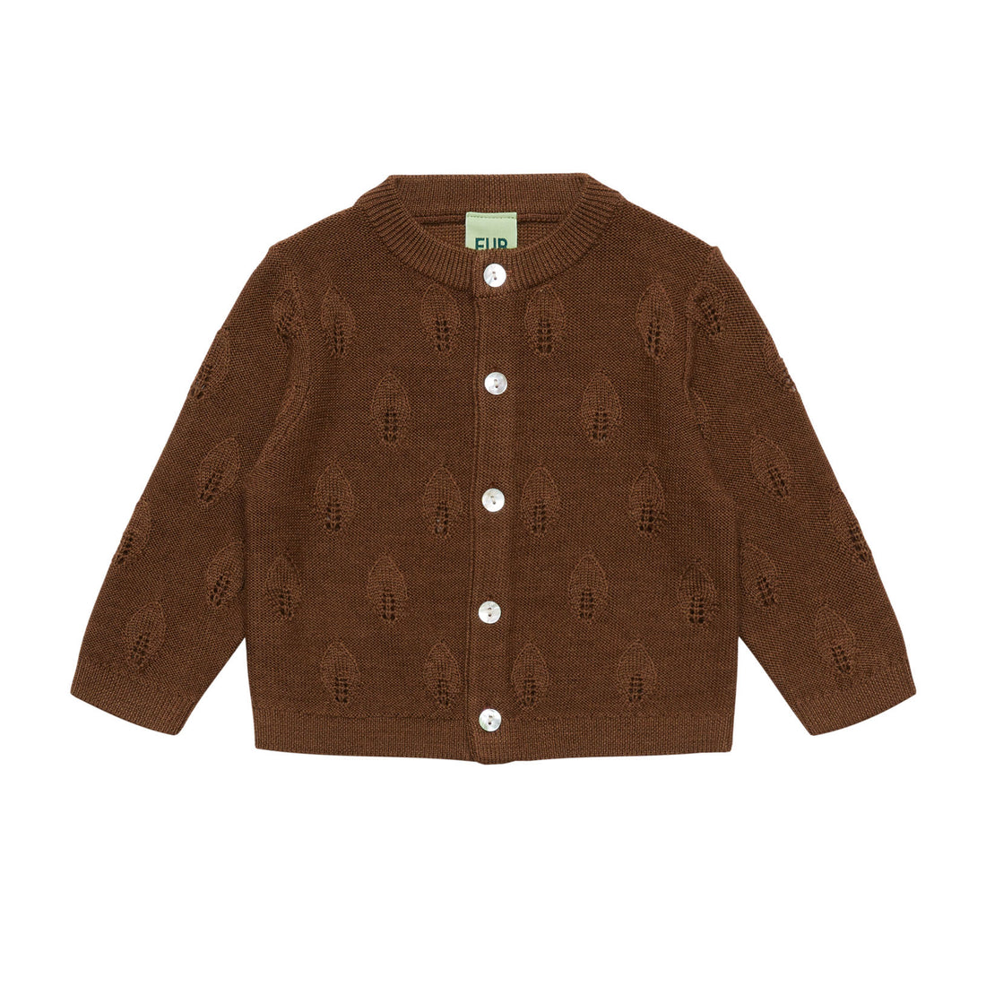 FUB Hazel Melange Baby Leaf Cardigan