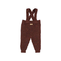 Buho Brown Botonato Baby Dungaree
