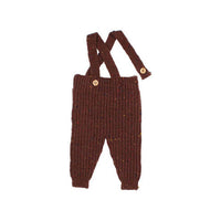 Buho Brown Botonato Baby Dungaree