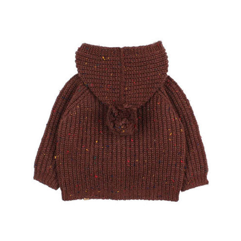 Buho Brown Botonato Baby Cardigan