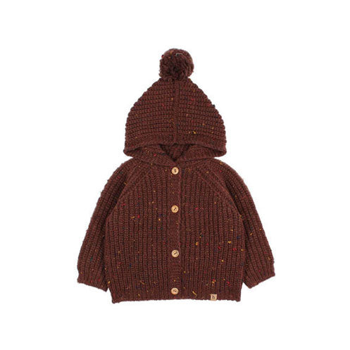 Buho Brown Botonato Baby Cardigan