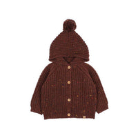 Buho Brown Botonato Baby Cardigan