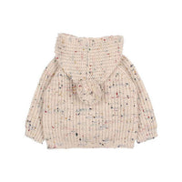 Buho Natural Botonato Baby Cardigan