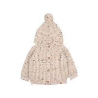 Buho Natural Botonato Baby Cardigan