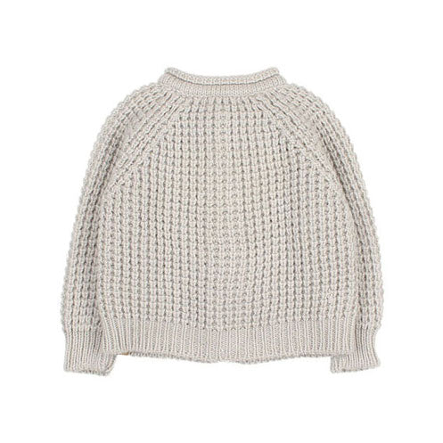 Buho Grey Soft Knit Baby Cardigan