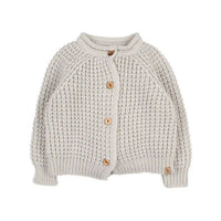 Buho Grey Soft Knit Baby Cardigan