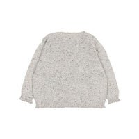 Buho Grey Fine Knit Baby Sweater
