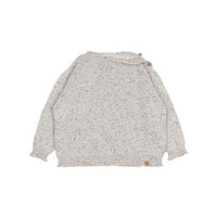Buho Grey Fine Knit Baby Sweater
