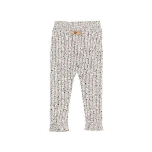 Buho Grey Fine Knit Baby Leggings