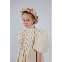 Tia Cibani Ivory Harriet Pin Tuck Dress
