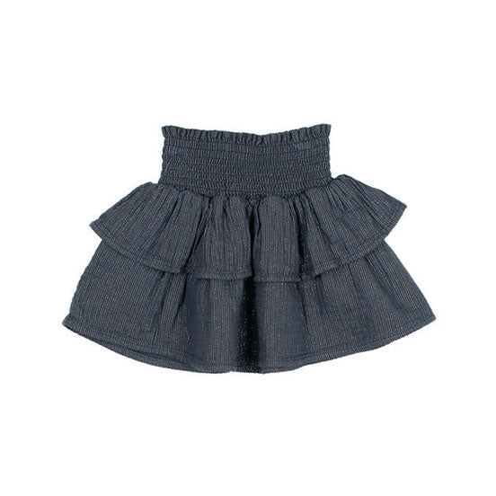 Buho Blue Lurex  Skirt