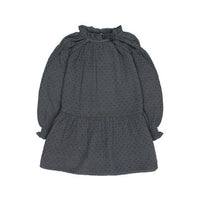 Buho Antracite Boble Plumeti Dress
