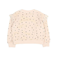Buho Cream Pink Velvet Cuore Sweater