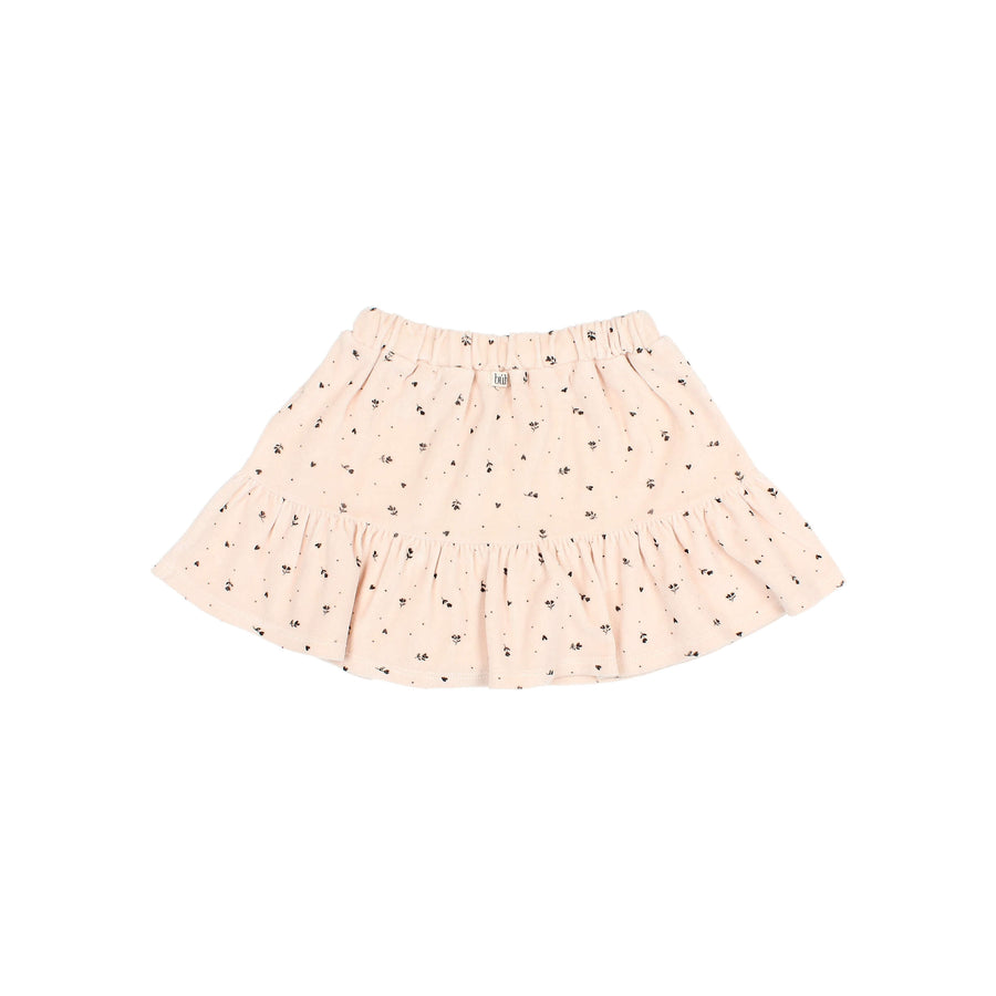 Buho Cream Pink Velvet Cuore Skirt