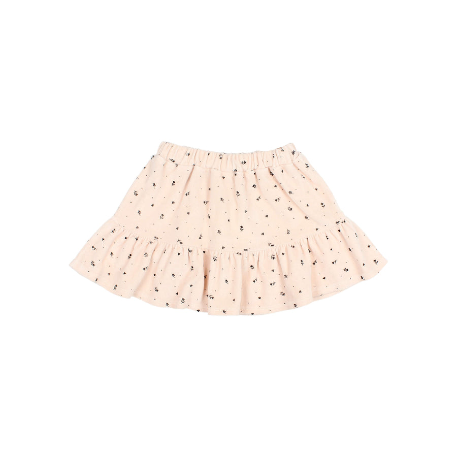 Buho Cream Pink Velvet Cuore Skirt