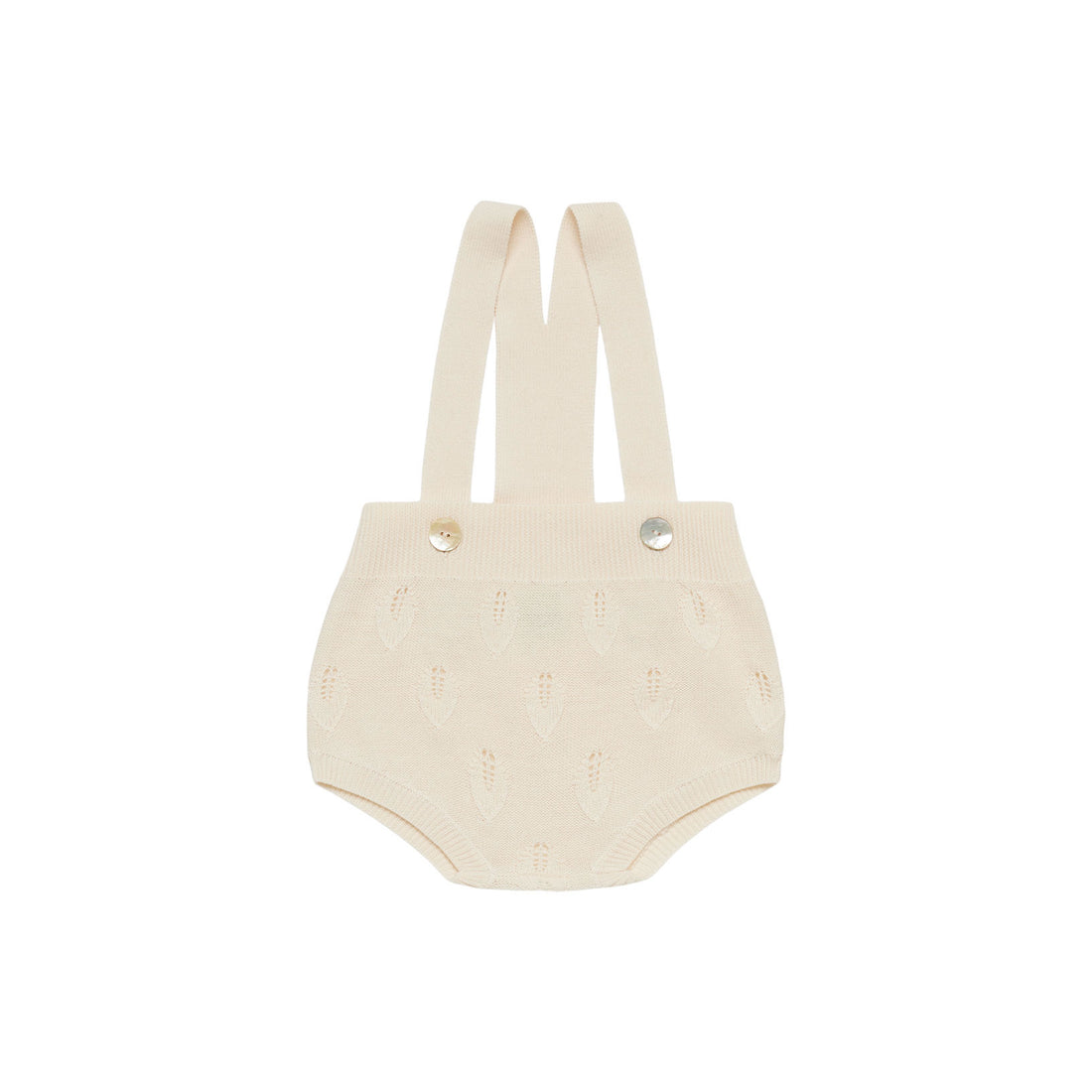 FUB Ecru Baby Leaf Shorts