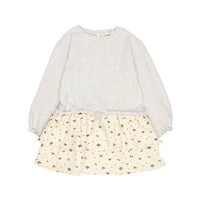 Buho Light Grey Romance Combi Dress