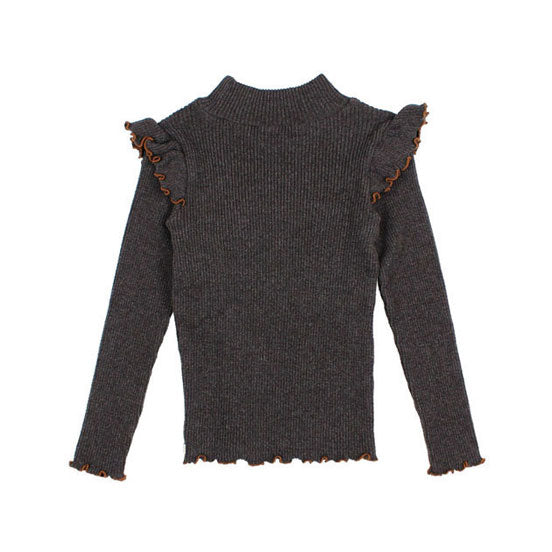 Buho Antracite Soft Rib T-shirt