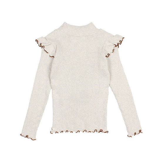 Buho Light Grey Soft Rib T-shirt