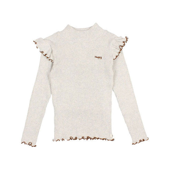 Buho Light Grey Soft Rib T-shirt