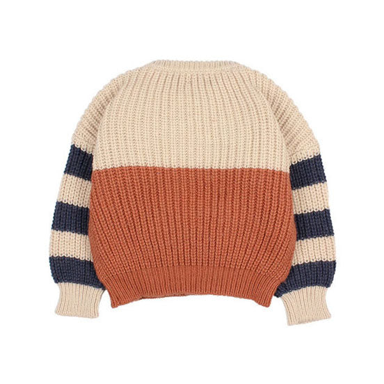 Buho Blue Bands Sweater