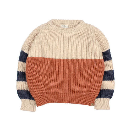 Buho Blue Bands Sweater