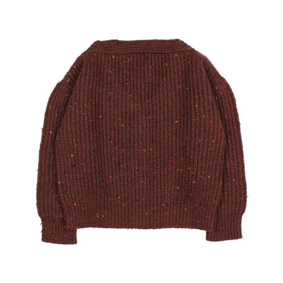 Buho Brown Botonato Cardigan