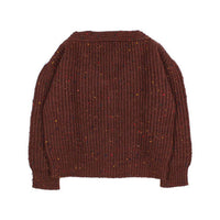 Buho Brown Botonato Cardigan