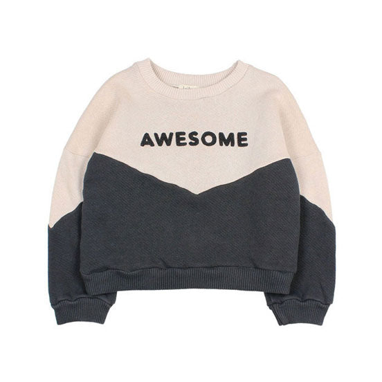 Buho Cream Two Tone Awesome Sweatshirt