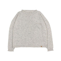 Buho Light Grey Fine Knit Sweater