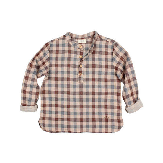 Buho Brown Check Shirt