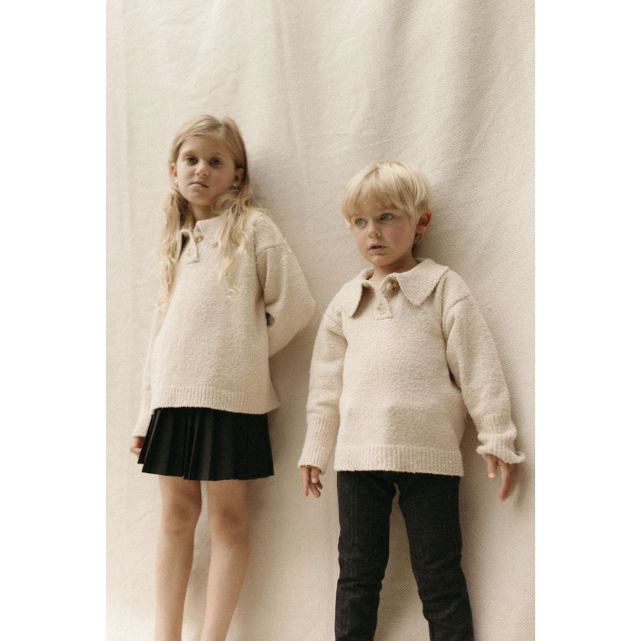 L by Ladida Oat Boucle Polo