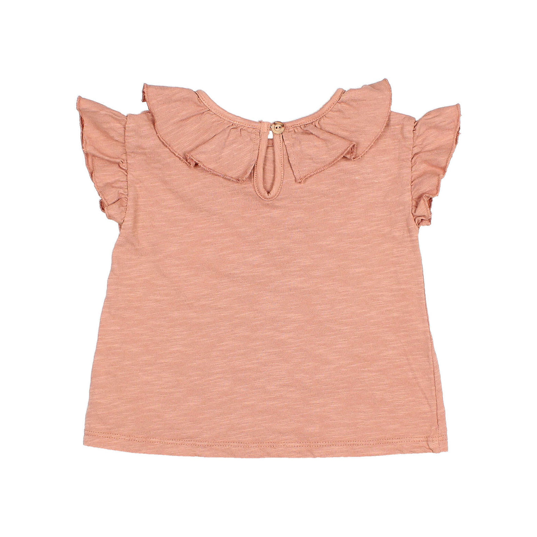 Buho Rose Clay Baby Frill Collar T-Shirt