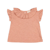 Buho Rose Clay Baby Frill Collar T-Shirt