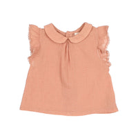 Buho Rose Clay Baby Lurex Plumeti Blouse