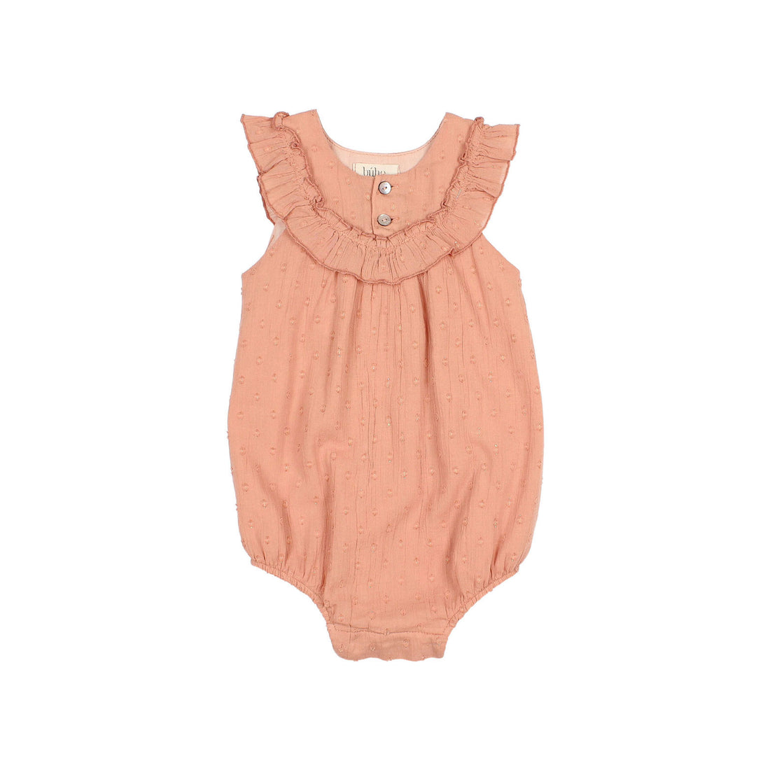 Buho Rose Clay Lurex Plumeti Romper