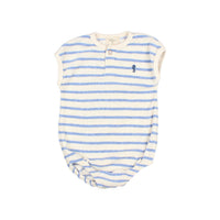 Buho Placid Blue Terry Stripes Romper