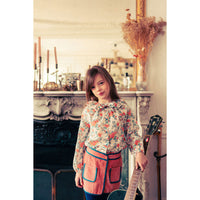 Louis Louise Blue Bouquet Angele Blouse