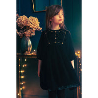 Louis Louise Black Velvet Mahani Dress