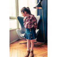 Louis Louise Dark Blue Denim Wallace Skirt