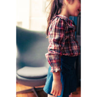Louis Louise Dark Blue Denim Wallace Skirt