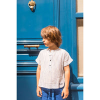 Louis Louise Navy Saul Shirt