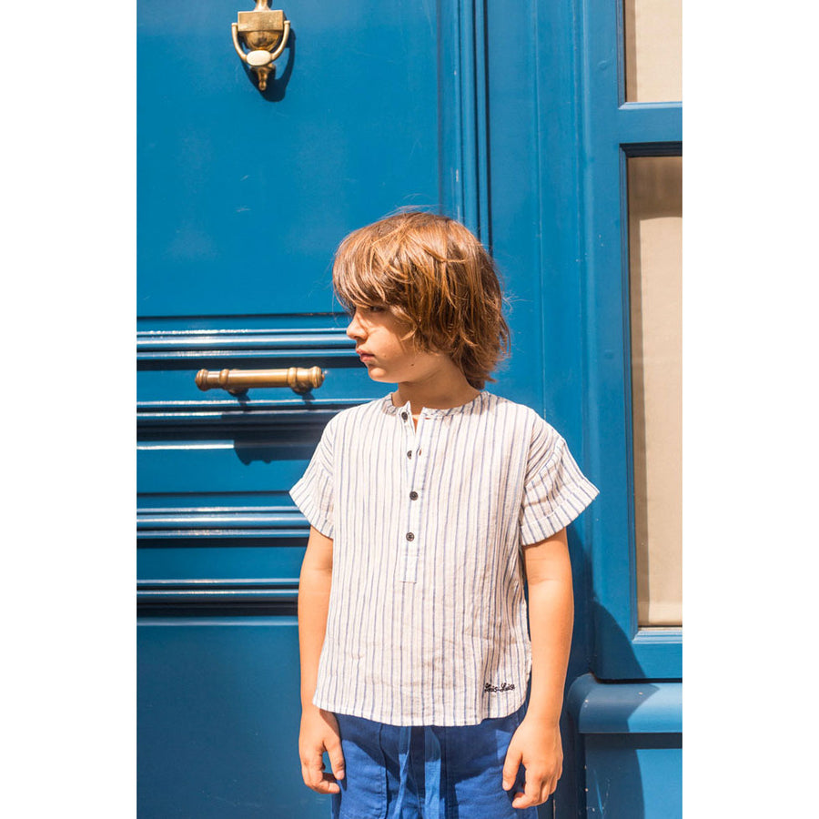 Louis Louise Navy Saul Shirt